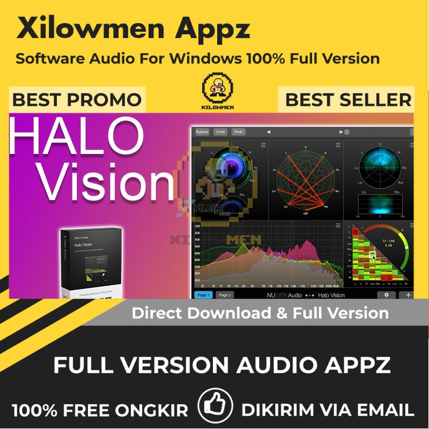 [Full Version] NUGEN Audio Halo Vision Pro Lifetime Audio Software WIN OS