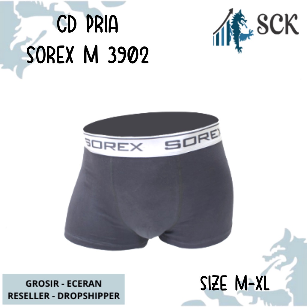 [ISI 2] CD Pria SOREX 3902 / CELANA DALAM Pria Boxer Cowok - sckmenwear GROSIR