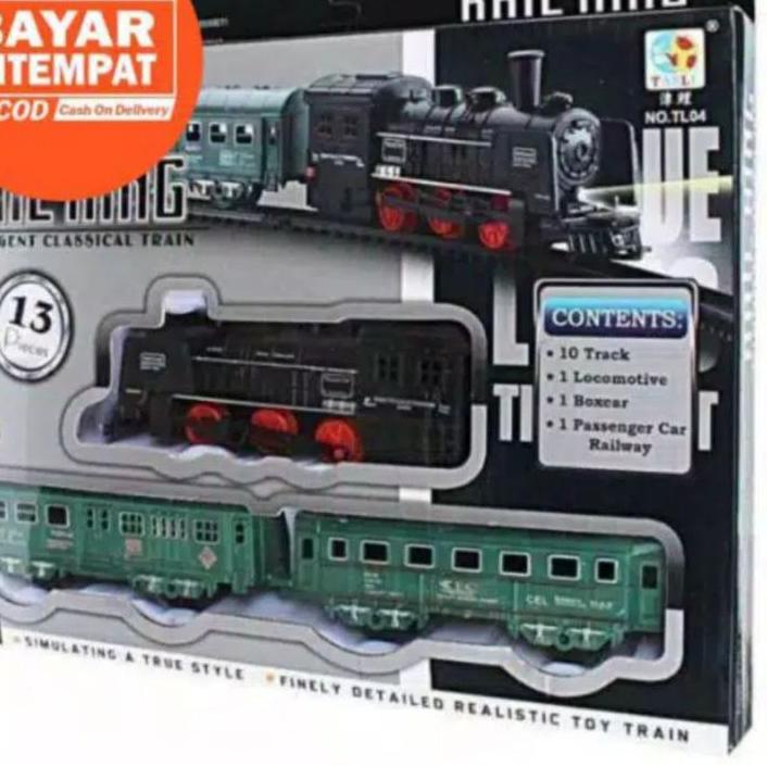 ◌ MAINAN TRAIN SET RAIL KING 13 PCS ➾