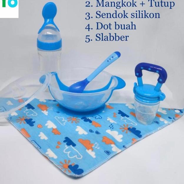 ☀ Perlengkapan Makan Bayi / Peralatan Makan Bayi Set / Alat Makan Bayi ◄