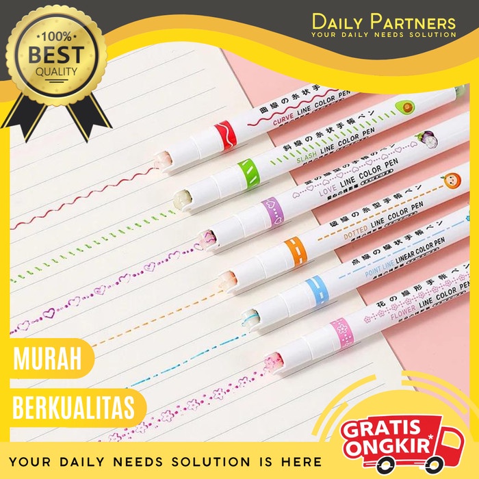 

BISA COD Curve Highlighter Pen Isi 6 ORIGINAL