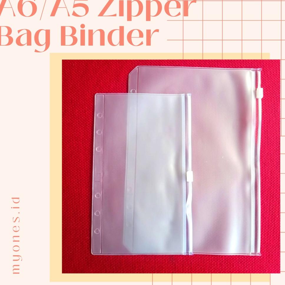

Z40 A5 A6 PVC Zipper Bag Binder Murah / Pocket / Pouch / Ziplock 6 Holes / Ziplock Binder 20 Holes / Lubang / Cardbag A5 A6 TERBARU ㅐ