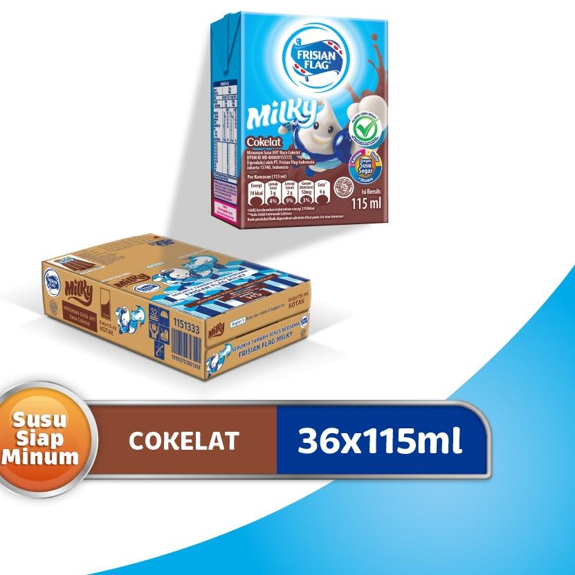 

۝ Frisian Flag UHT Milky Chocolate 115ml (36pcs) Multipack ➩