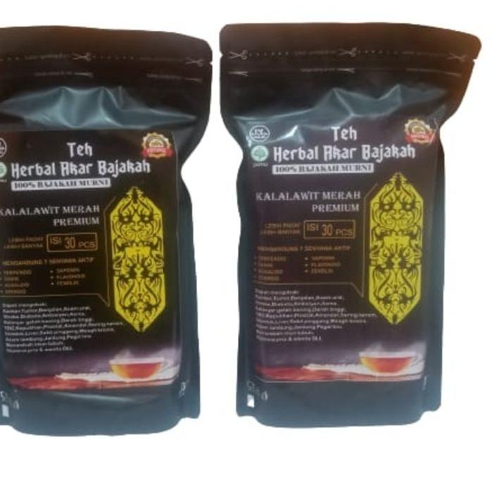 

✭ Paket 2 Pack Teh bajakah/akar bajakah/Kayu bajakah/teh bajakah merah isi 30 premium 100% asli kalimantan ☞