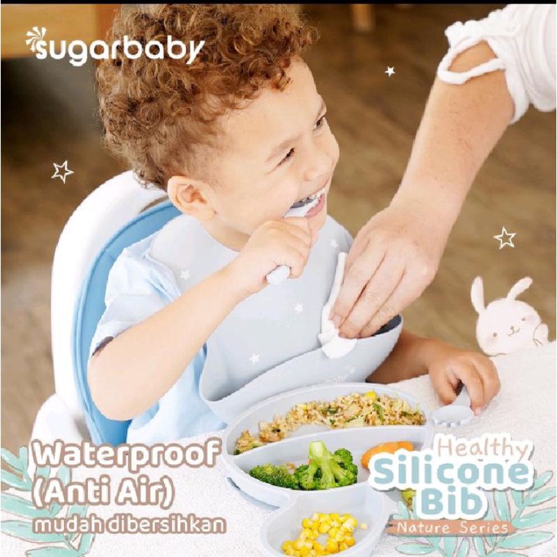 Sugarbaby Healthy Silicone Spoon / Sendok Makan Bayi