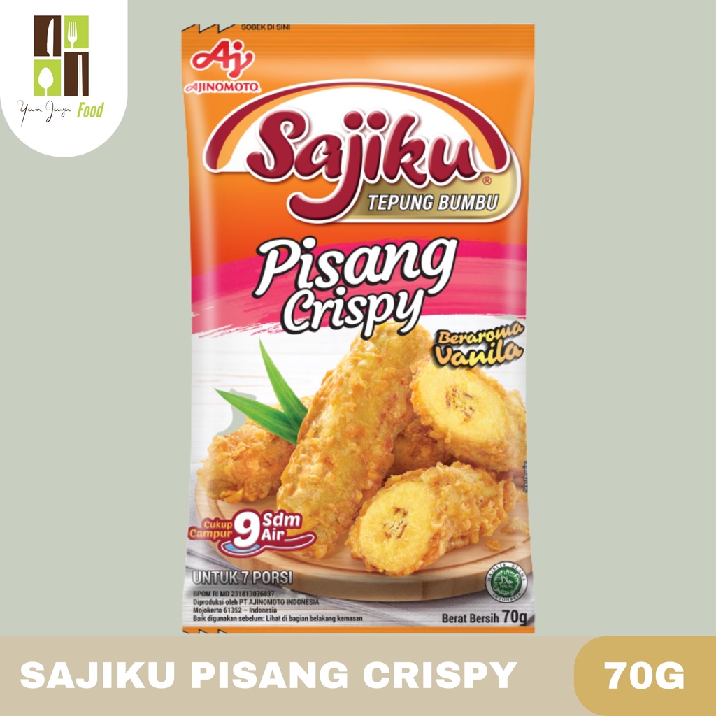 Sajiku Tepung Bumbu Serbaguna/Pedas/Golden Crispy/Bakwan/Pisang Crispy Sachet