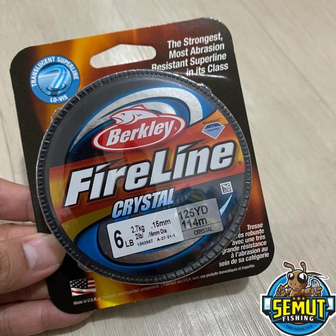 Pe Berkley Fireline 125Yd - Crystal