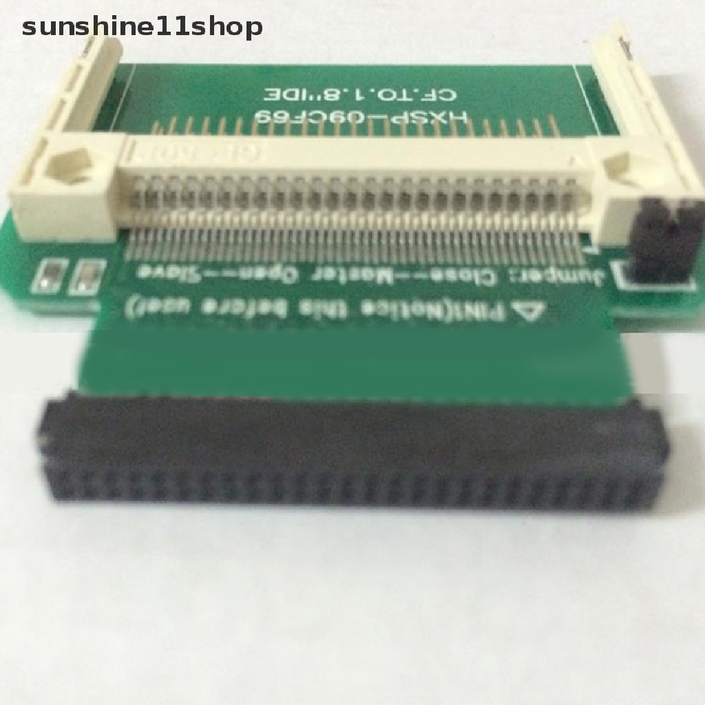 Sho CF Card To 1.8 &quot;IDE 50pin Converter Adapter CF Card Hardisk Adaptor Kartu Riser Tahan Lama N