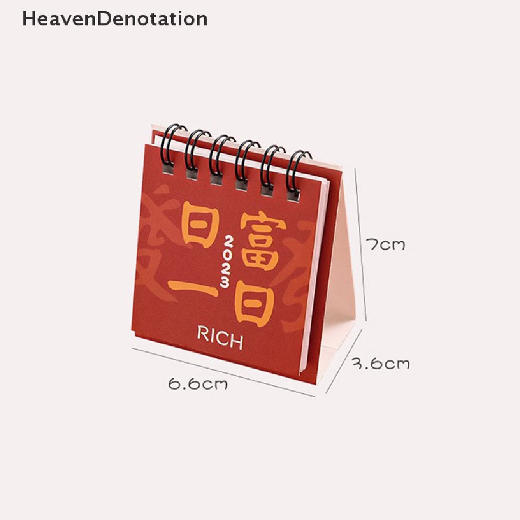 [HeavenDenotation] 2023tahun Baru Winter Sight Planner Calendar Kreatif Dekorasi Meja Kalender Siswa Sekolah Kantor Decor HDV