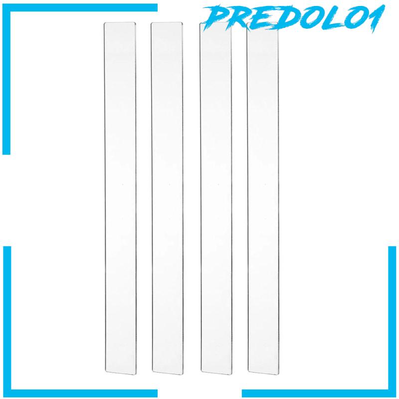 [Predolo1] 4x Flat Baking Tool Biscuit Balance Penggaris Baking Aman Digunakan Untuk Mie