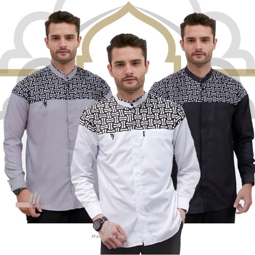 Baju Muslim Pria - Atasan Koko Kurta Pakistan Dewasa - Material Cotton - Garansi Termurah Shopee