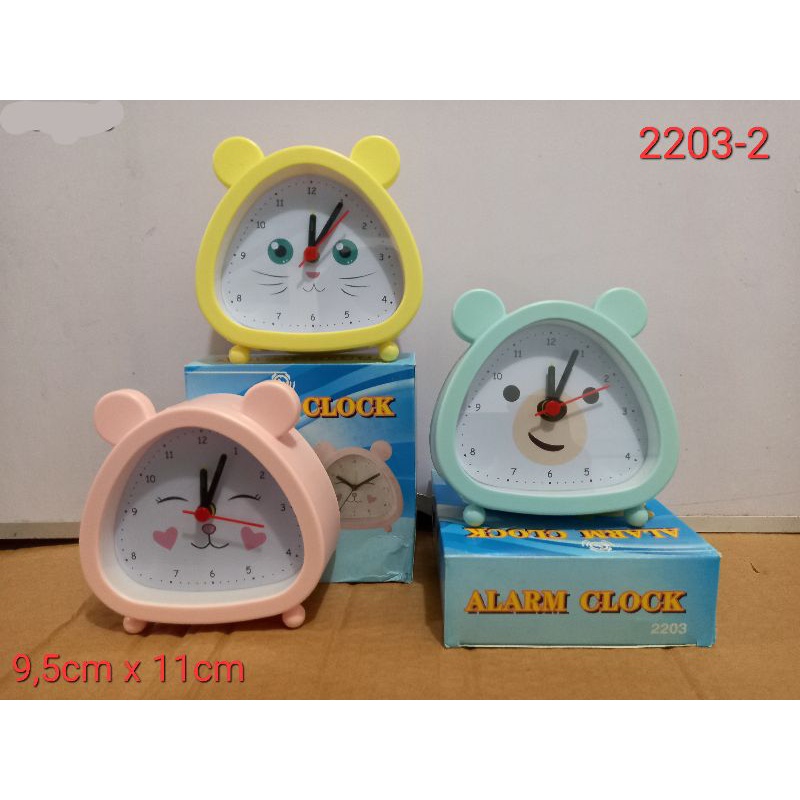 JAM BEKER ALARM BUNYI KARAKTER UKURAN 9,5cm x 11cm IMPORT