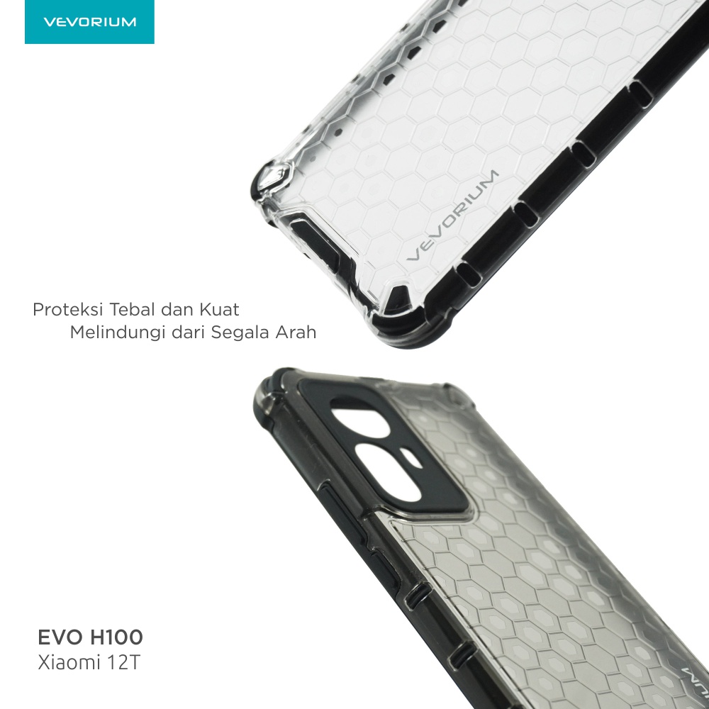 VEVORIUM EVO H100 Xiaomi 12T PRO 12T Hybrid Soft case Hard Case