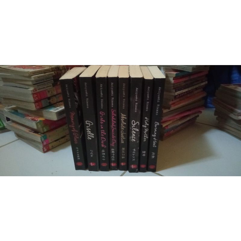 Koleksi Novel Akiyoshi Rikako bekas