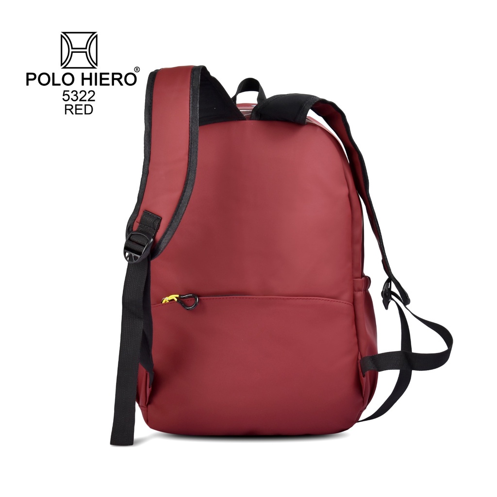 Tas Waterproof Polo Hiero 5322 Tas Ransel Laptop Tas Sekolah Unisex Ransel Fashion