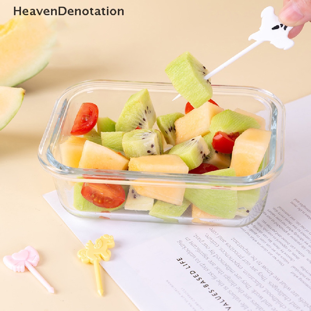 [HeavenDenotation] 6 / 8 / 10pcs Car Castle Fruit Fork Cartoon Dessert Bento Party Decoration HDV