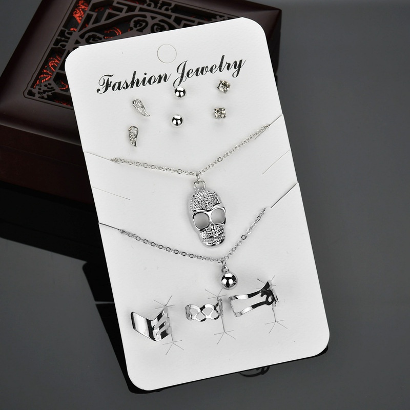 Kalung Simbol Infinite | Anting Bentuk Snowflake | Gelang Delapan | 8pcs / Set Buku Literatur Dalam Bahasa Mandarin | Aksesoris Wanita | Sendok Garpu Bahan Stainless Steel