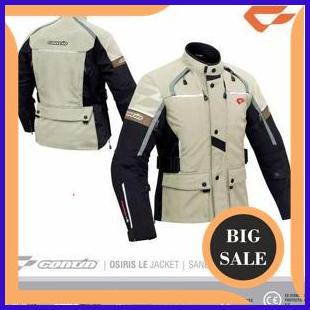 sparepart Continmoto Jaket Motor Touring Contin OSIRIS LE Sand 140ZZ3