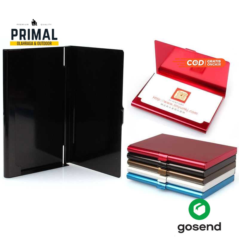 Promo Clutch Coach Tas Lipat Primal Kotak Khusus Simpan Kartu Nama Aluminium - 5006 Dompet Kartu