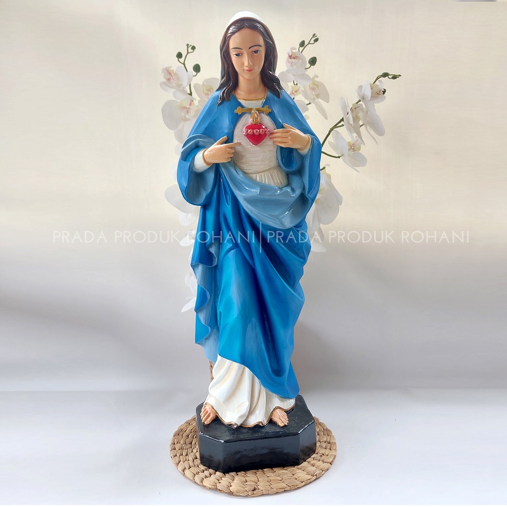 Patung Bunda Maria Hati Kudus/Patung Maria 60 cm