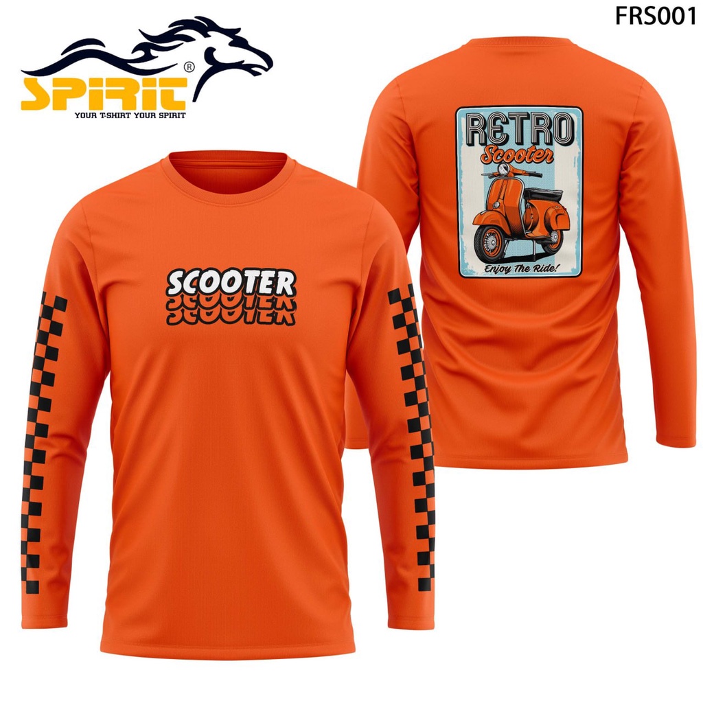 Kaos Vespa Original Extreme Baju Vespa Lengan Panjang Kaos Scooter Vespa Classic Distro Premium Katu
