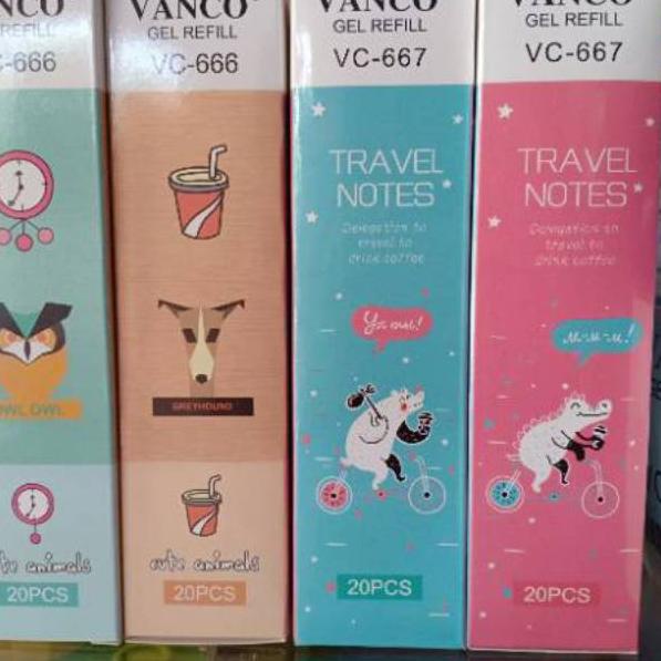 

D40 (70gr) 1pak Isi pen refil pulpen gel isi 20 biji PRODUK KEREN