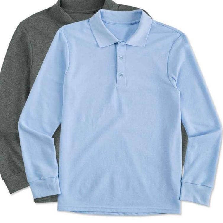 Booming Kaos Polo Lengan Panjang - Kaos Kerah Lengan Panjang - Polo Shirt Lengan Panjang - Baju Berk