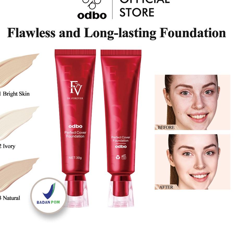 ➤ []OdbO FV original Cover Foundation 30g original Perfect Magic flawless and long-lasting makeup SK