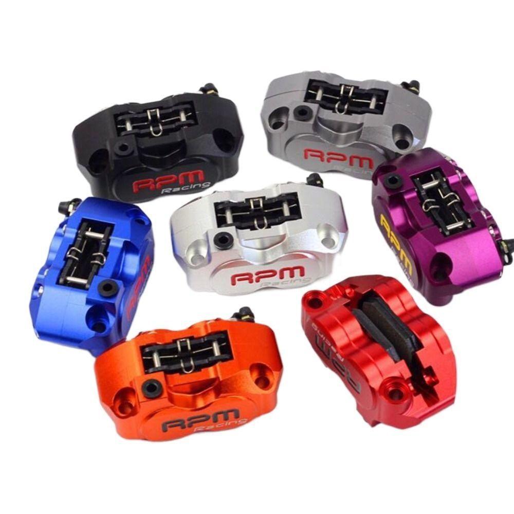 LANFY Rpm Kaliper Rem Untuk Motor Trail Modify Aluminium alloy Aksesoris Empat piston Pengganti Radial Disc Brake Caliper