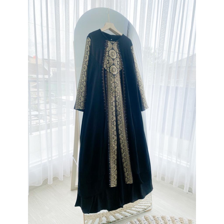 ABAYA ANASTASYA / Gamis Turkey / Longdress Muslimah / Maxy Formal / Busana Muslim / Dress Kondangan / Pakaian Mewah Arabic