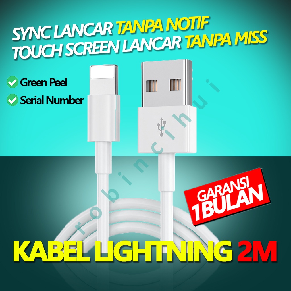 KABEL DATA (2 METER) - KABEL - KABEL DATA - CAS - KABEL CHARGER - KABEL CASAN