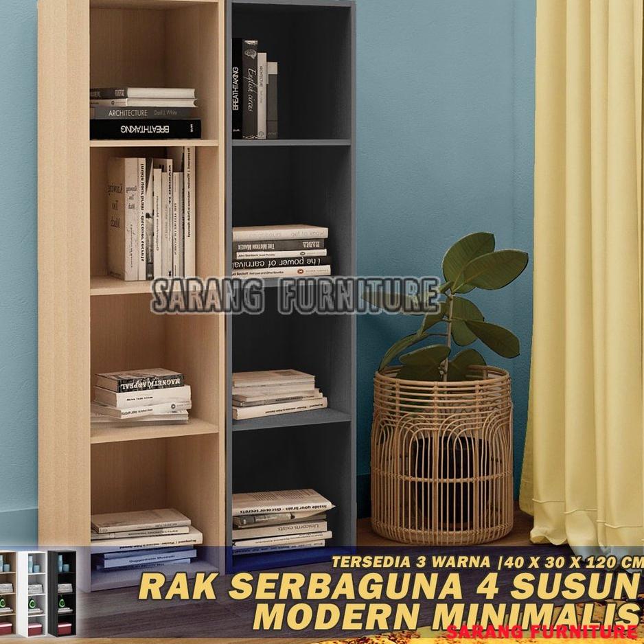 ← RAK BUKU SERBAGUNA 4 SUSUN LEMARI BUKU RSG 4 SUSUN RAK SERBAGUNA RAK KAYU RAK SUSUN RAK MURAH ➽
