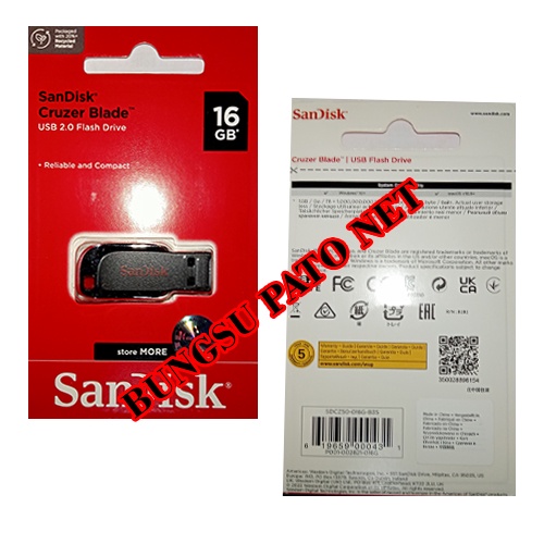 Flashdisk SanDisk 16GB Original