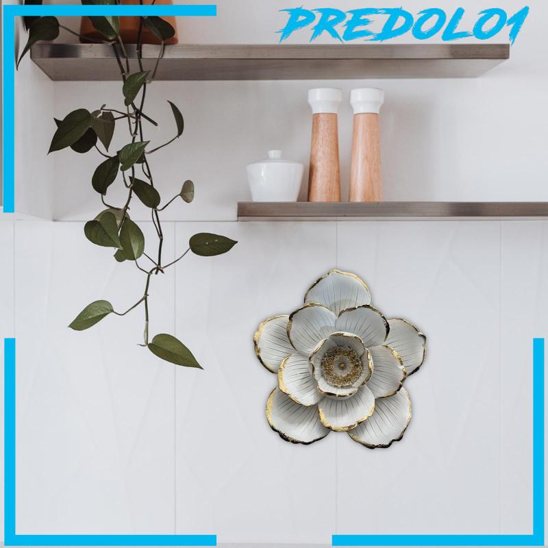 [Predolo1] 3d Flowers Decor Bunga Hiasan Dinding Wall Art Patung Untuk Rumah Restoran