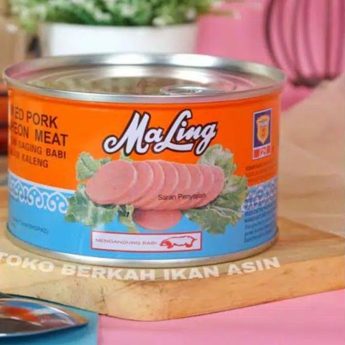 

➪ Ma Ling Pork Luncheon TTS 397 Gram / Daging Ham MaLing Kaleng / Daging Babi ➾