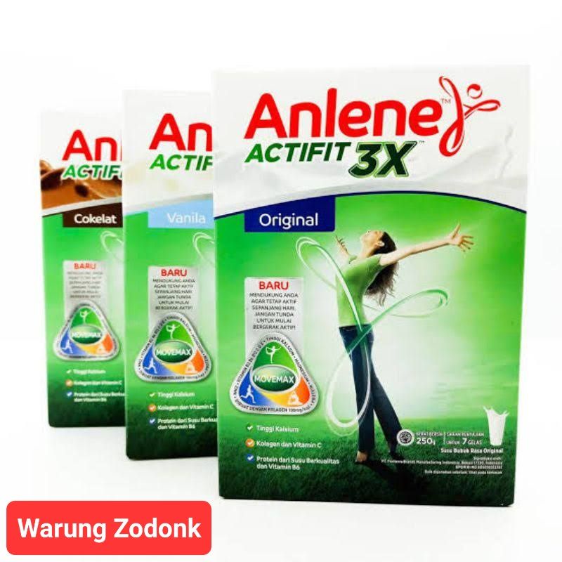 

Anlene actifit 3X coklat/vanila 240g/590g