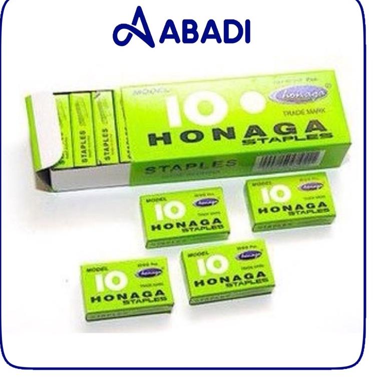 

F22 Isi Staples Honaga Hijau No.10 (1box/10kotak) PENJUALAN TERBANYAK ㅌ