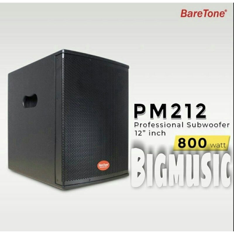 Subwoofer Aktif Baretone Pm 212 Original 12 inch Active Sub BARETONE PM212