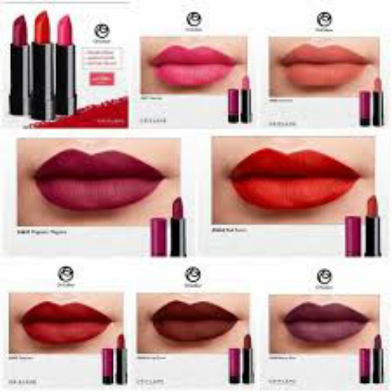 Oncolour matte lipstick Oriflame Red Punch