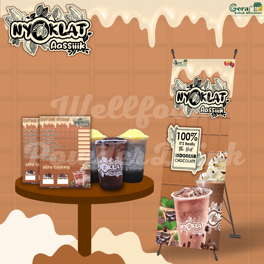 

PAKET USAHA Minuman Nyoklat Asik - PAKET HEMAT