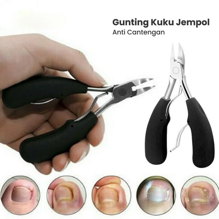 Gunting Kuku Kaki Miring Jempol Anti Cantengan Nyeri Toe Nail Clipper