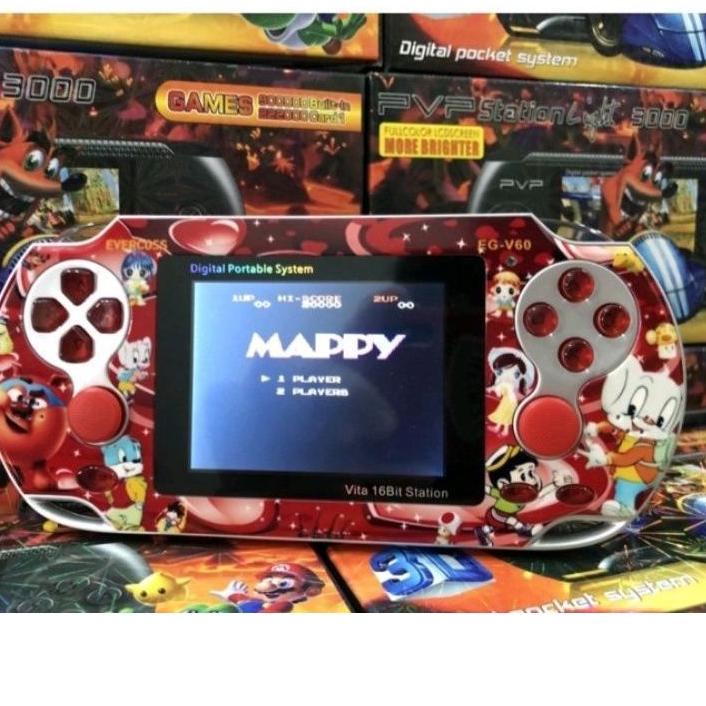 ❋ [UMG] NEW PVP 2  Evercoss  V.260 V60 V55 V255  Gameboy Mainan Anak Gamebot Video Game Pocket Game 