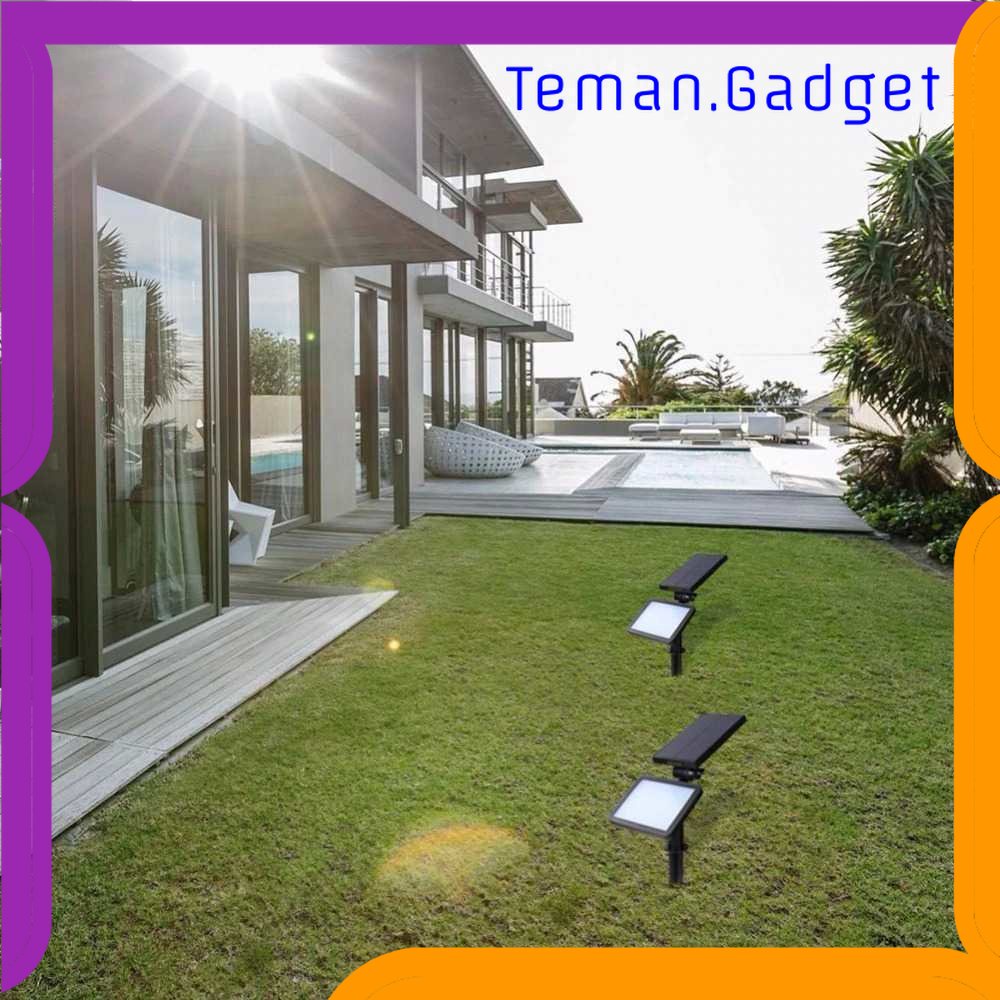 TG-LMP T-Sun Lampu Taman Hias Tancap Solar Sensor Cahaya IP65 Warm White 3W - TS-G0202