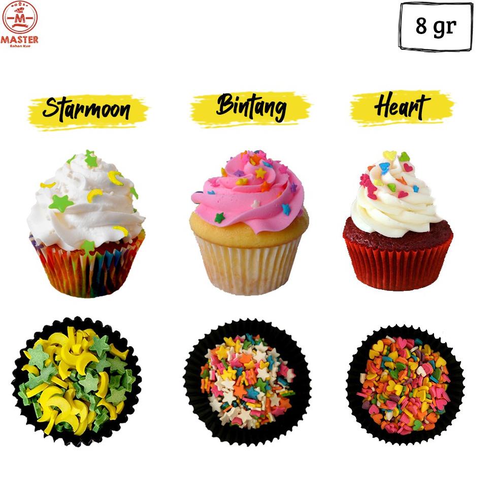 

J29 Cupcake Sprinkle / Confetti / Sugar Deco [8 gr] PROMO MURAH