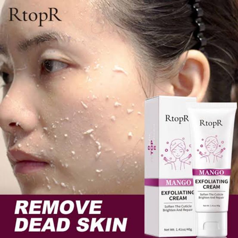 RtopR Face Exfoliating Cream Whitening Moisturizer Reapir Facial Scrub