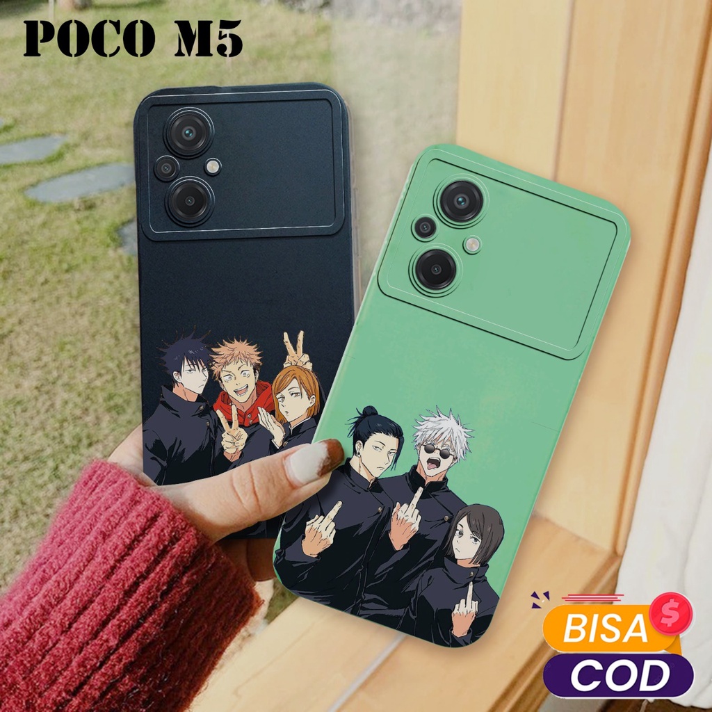 PRO CAMERA POCO M5 - SOFTCASE POCO M5 - CASE HP POCO M5 - CASING HP POCO M5 - MACAROON POCO M5 - KES