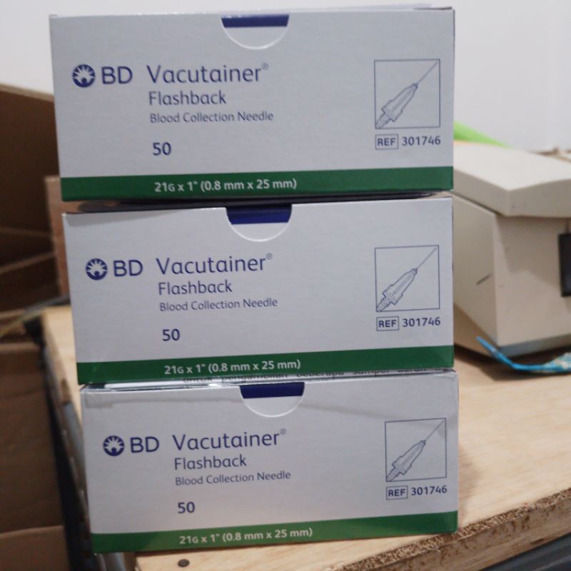 BD Vacutainer Flashback Needle 21G