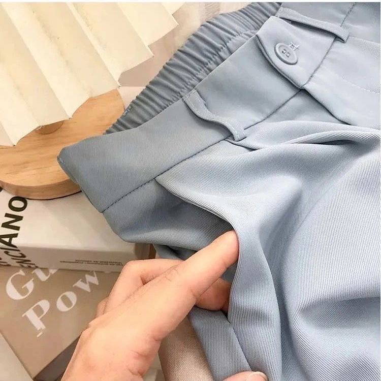 Loose Pants Celana Kantor Wanita/Celana Kulot Formal Wanita Katun Polyester Ypd.id-ABU MUDA