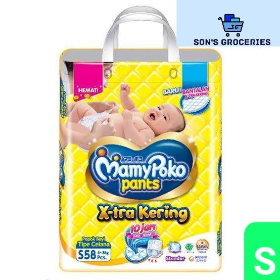 MamyPoko Pants Xtra Kering S56 Mamy Poko Popok Bayi S 56