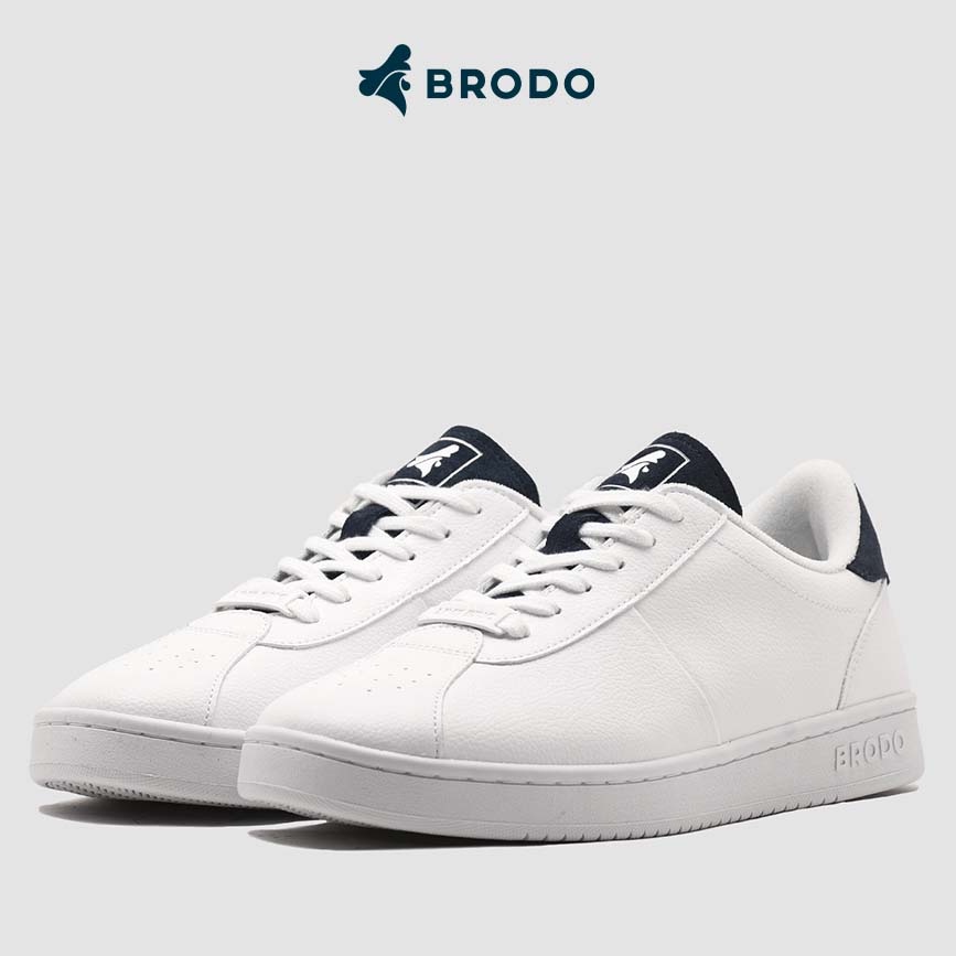 BRODO - Sneakers Corte Sleek White Navy